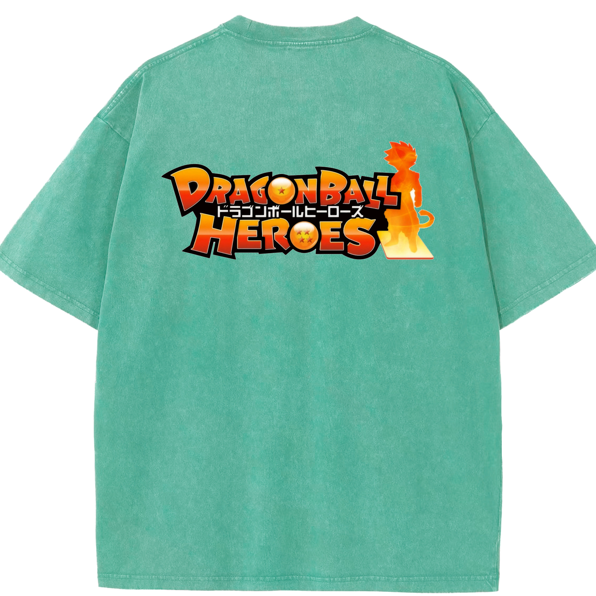 （画像用） ドラゴンボール DRAGON BALL 綿100% ヴィンテージ風 半袖Tシャツ（背面プリント）